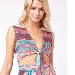 Birkin Tie Front Top - South Moon Under